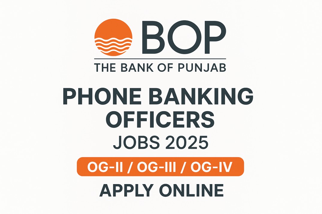 BOP Phone Banking Officers Jobs 2025
