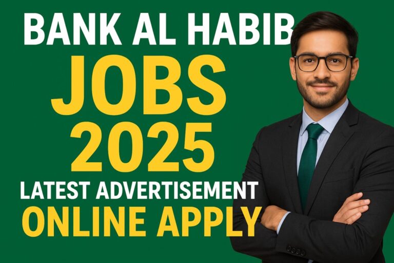 Latest Bank Al Habib Jobs 2025