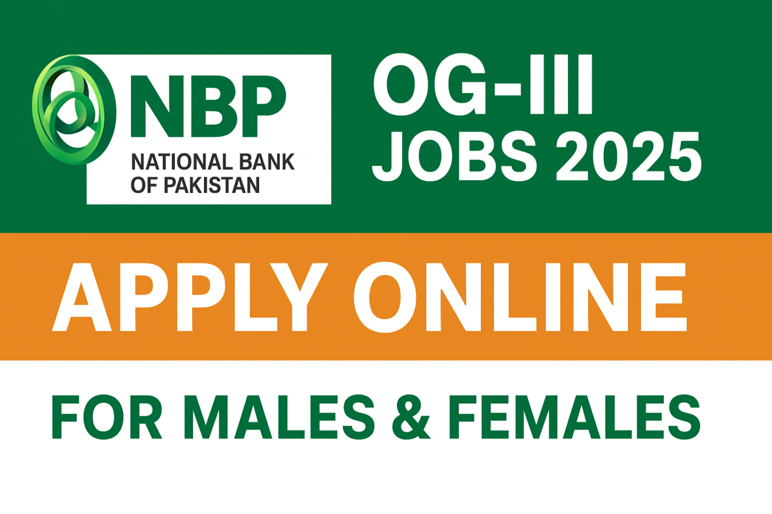 NBP OG-III Jobs 2025