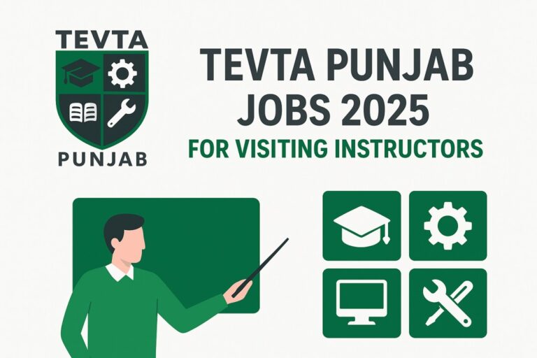 TEVTA Punjab Jobs 2025 for Instructors